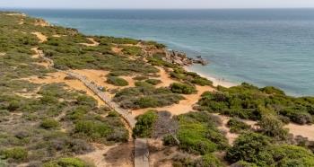 Geolocation and 3D trails of Conil